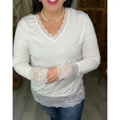 TOP MARIEN - BLANC