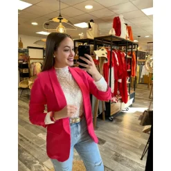 VESTE AINARA - FUSHIA