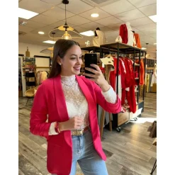 VESTE AINARA - FUSHIA
