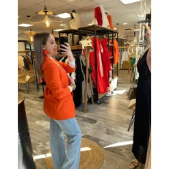 VESTE AINARA - ORANGE
