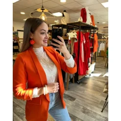 VESTE AINARA - ORANGE