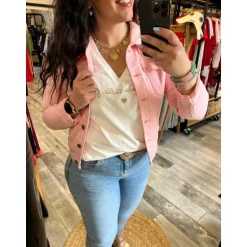 VESTE BERYL ROSE - PULP