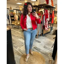 VESTE BERYL ROUGE - PULP