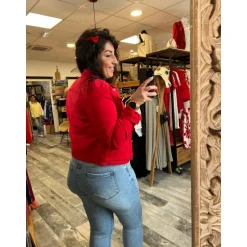 VESTE BERYL ROUGE - PULP