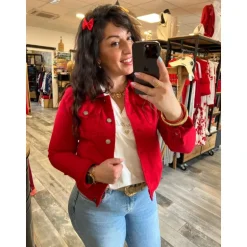 VESTE BERYL ROUGE - PULP