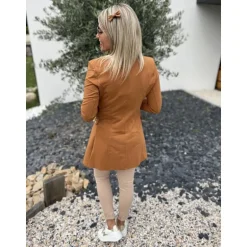 VESTE OFFICIER JODIE - CAMEL