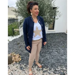 VESTE OFFICIER JODIE - MARINE
