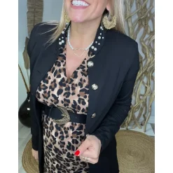 VESTE OFFICIER JODIE - NOIRE