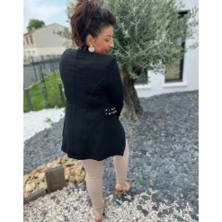 VESTE OFFICIER JODIE - NOIRE